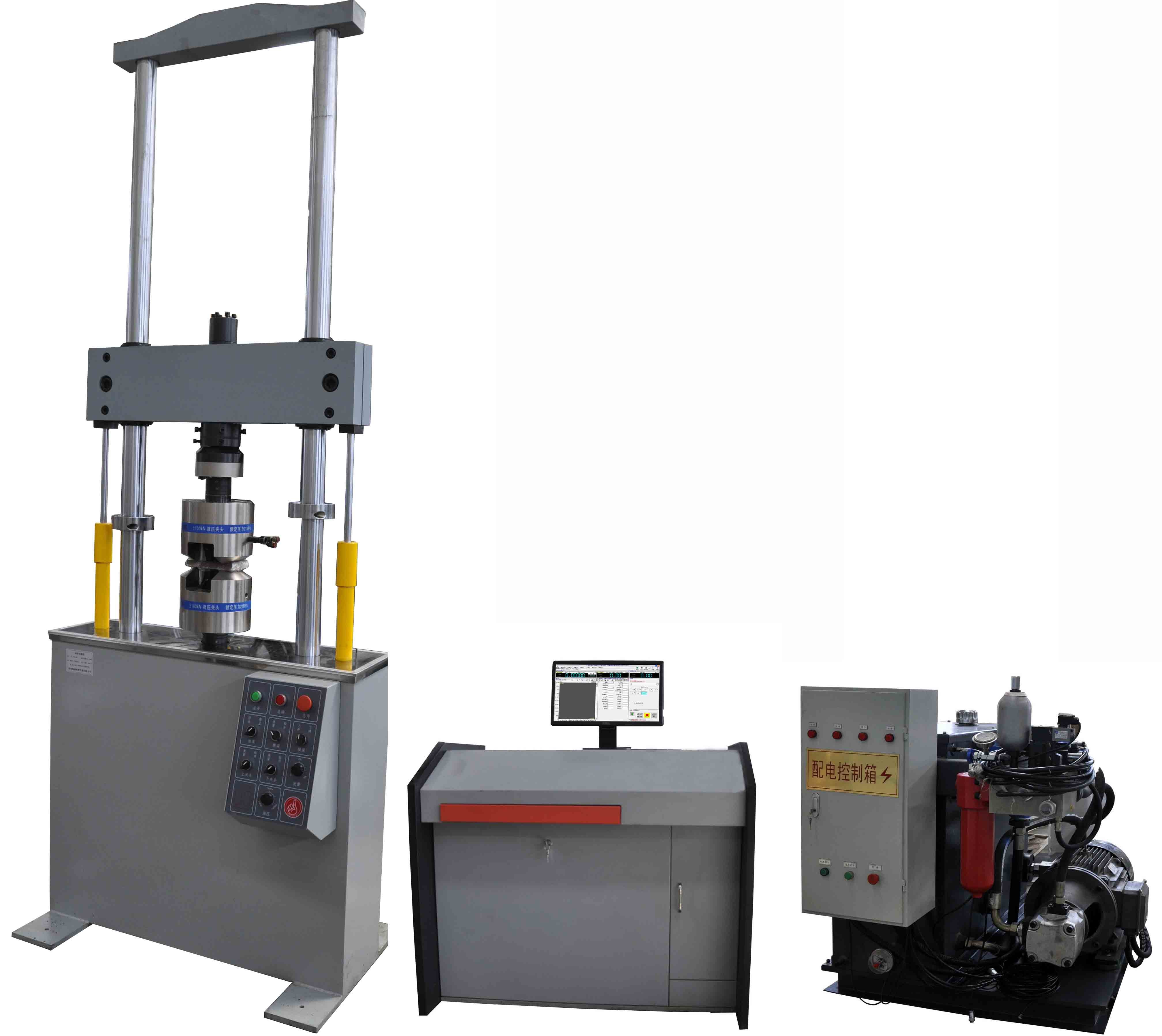30 KN Servo hydraulique machine d'essai universelle pour les propriétés mécaniques d'essai 750 mm