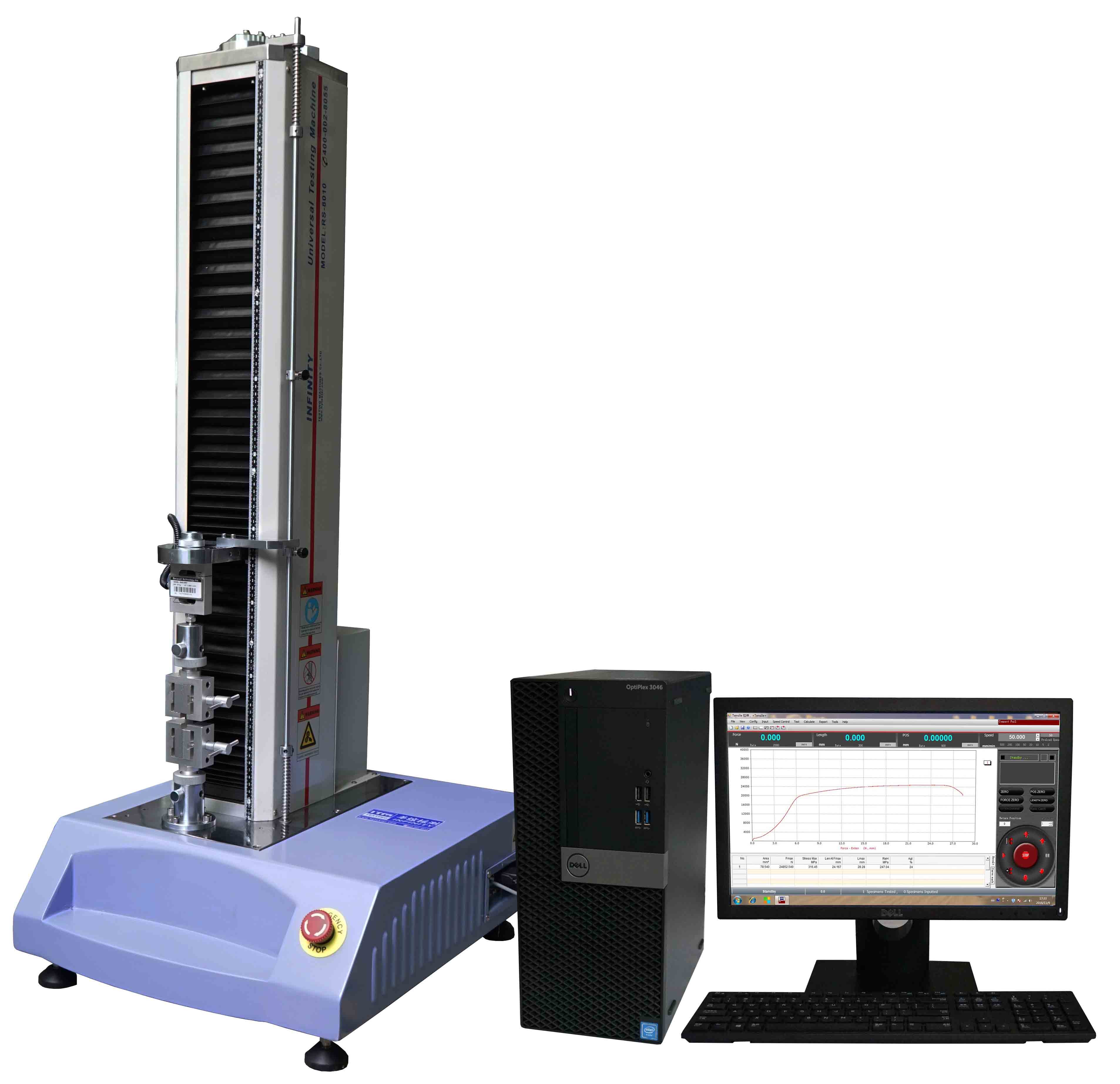 Capacité universelle électronique ASTM D3330 de la machine d'essai de servocommande 5KN
