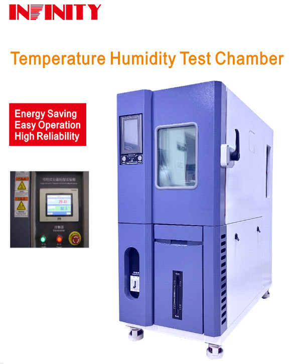 Chambre d'essai à température et humidité constantes programmable pour l'essai précis des pièces