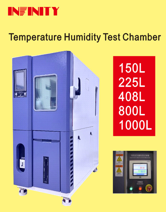 Récipient d'échantillonnage en acier inoxydable 2 couches Chambre d'essai à température et humidité constantes