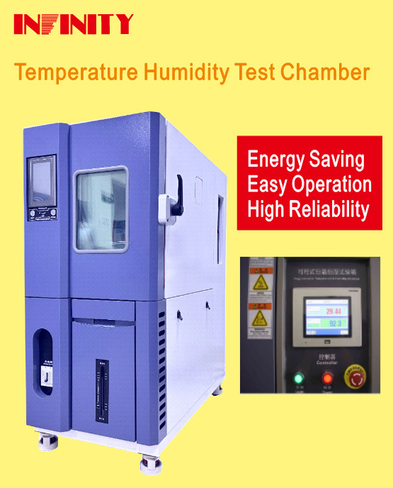Uniformité de température ¥2.0C Chambre d'essai d'humidité à température constante pour les liquides de refroidissement