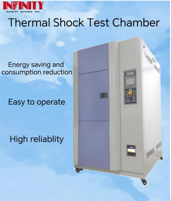 Chambre d'essai de choc à basse température programmable avec isolation en mousse de polyuréthane dur