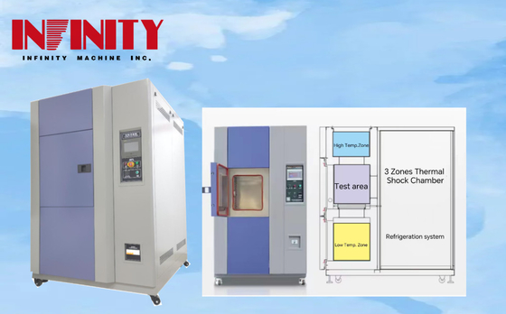 Chambre d'essai à changement de température rapide programmable conforme à la protection de l'environnement