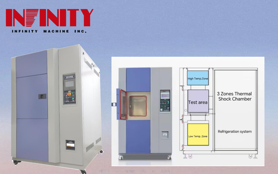 Chambre d'essai de changement de température rapide programmable pour boîte interne Taille 500x400x400mm ou personnalisée