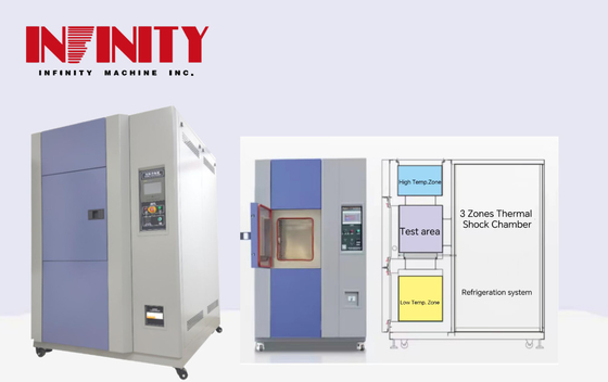 Chambre d'essai d'impact à température programmable -55C   150C 30 kg poids de roulement France Compresseur Tecumseh