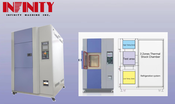 Chambre d'essai électrique programmable à changement de température rapide avec France Tecumseh Compresseur complètement fermé