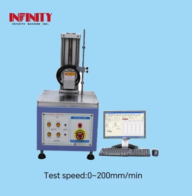 Test de frappe de touche précis avec 0-200 mm/min Testeur de frappe de touche de contrôle de vitesse servo