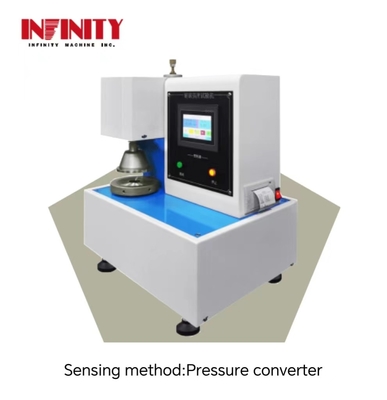 Unités commutables Matériau Machine de test de résistance à l'éclatement entièrement automatique avec contrôle d'écran tactile couleur