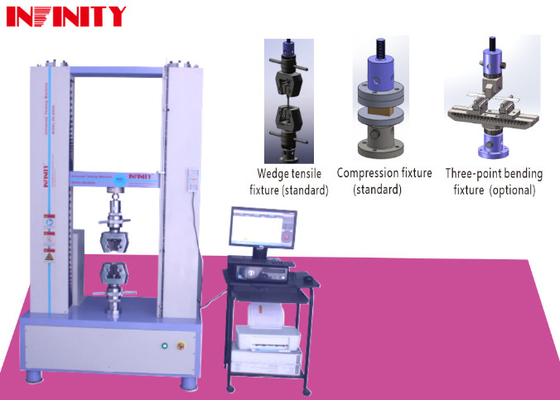 Servo-moteur de cisaillement en caoutchouc plastique éponge machine universelle d'essai de traction pour l'industrie