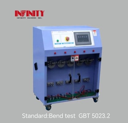AC220V 50Hz 10A Cinq stations machine de test de tirage par fil pour l'accélération et le temps de décélération du moteur 45 ms