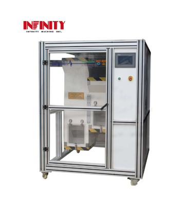 Machine d'essai électronique de baisse de produits, appareil de contrôle de baisse de rouleau de 2 stations