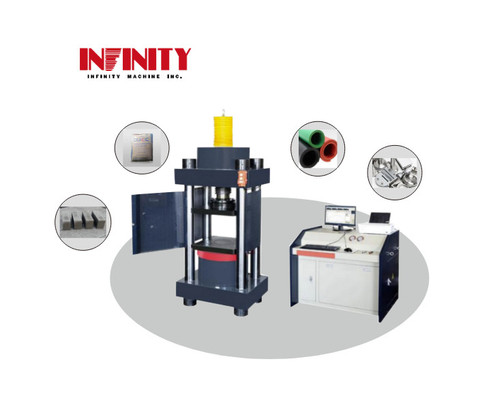 Machine d'essai de compression micro électro-hydraulique à servo avec une force d'essai maximale de 1500 kN