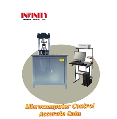 25 MPa Précipitation de la pompe hydraulique Micro électro hydraulique Servo machine d'essai de compression pour plusieurs échantillons