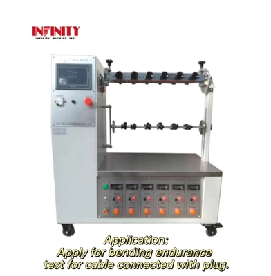 IN-8100A Testeur de flexion de la fiche 1-180° ± 90° Poids réglable de 132 kg