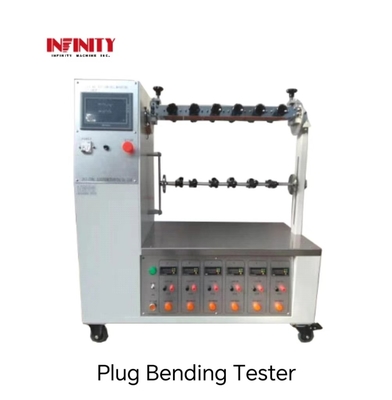 IN-8100A Testeur de flexion de la fiche 1-180° ± 90° Poids réglable de 132 kg