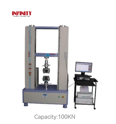 Machine d'essai de traction universelle à commande servo de 100KN pour les essais de poussée et de flexion