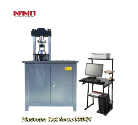 Machine d'essai de compression par servo 300KN pour l'essai de résistance à la compression du béton
