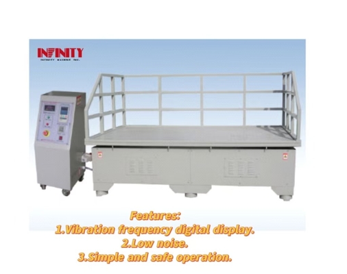 Table vibrante pour le transport de colis ISTA 1A 25,4 mm 1 pouce, testeur de vibrations de colis