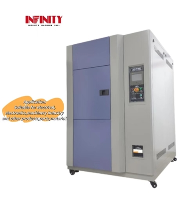 Chambre d'essai à choc thermique programmable de type trois boîtes 225L