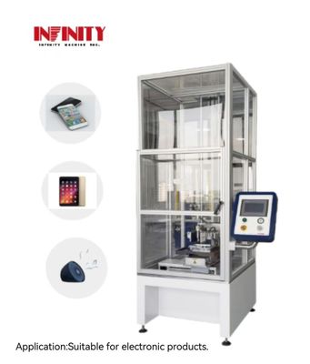 1.5m 2m 3 axes écran tactile en verre machine automatique de test d'impact de chute de balle testeur d'impact automatique de balle tombante