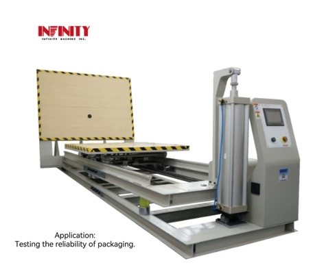 Machine d'essai d'impact sur l'inclinaison des emballages à haute accélération pour l'essai d'impact sur l'inclinaison des emballages