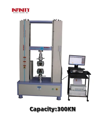 300KN Servo contrôlée machine d'essai de traction universelle pour l'essai cyclique du matériau