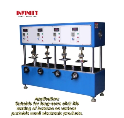 Range de force d'essai 200gf~1000gf Économique à quatre stations Testeur mécanique de boutons