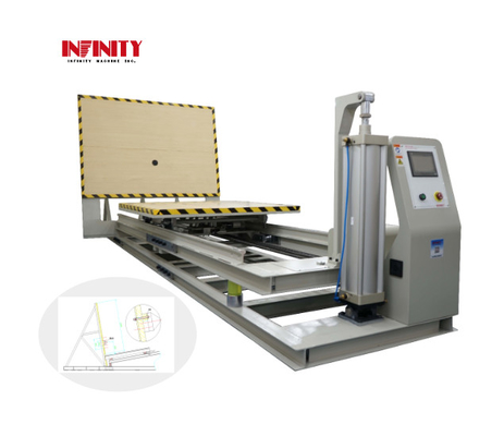 GBT-4857.22 Vitesse d'impact 1,305 ∼ 3,78 m/s Machine d'essai d'impact de l'inclinaison du conditionnement