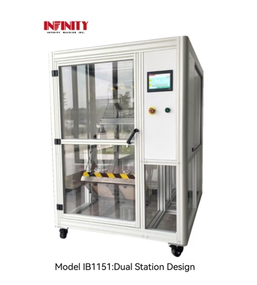 IB1151 Machine de test de chute à deux stations hauteur de chute 500 et 1000 mm