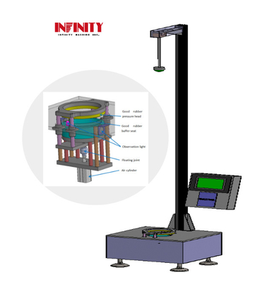 Machine d'essai d'impact de fléchettes en chute de haute précision Dimension de mesure 300g-2000g