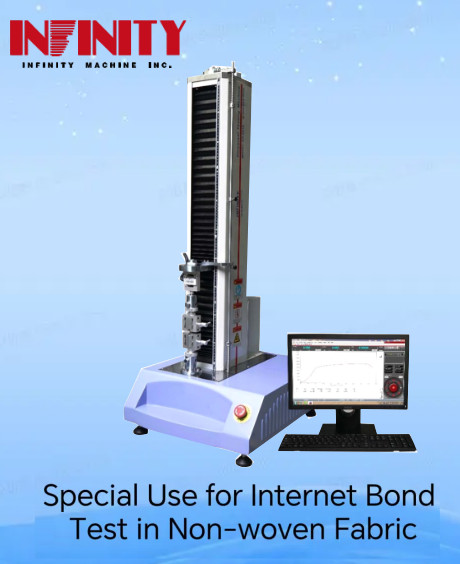 Machine d'essai universelle à contrôle servo pour les essais de liaisons internes dans les tissus non tissés