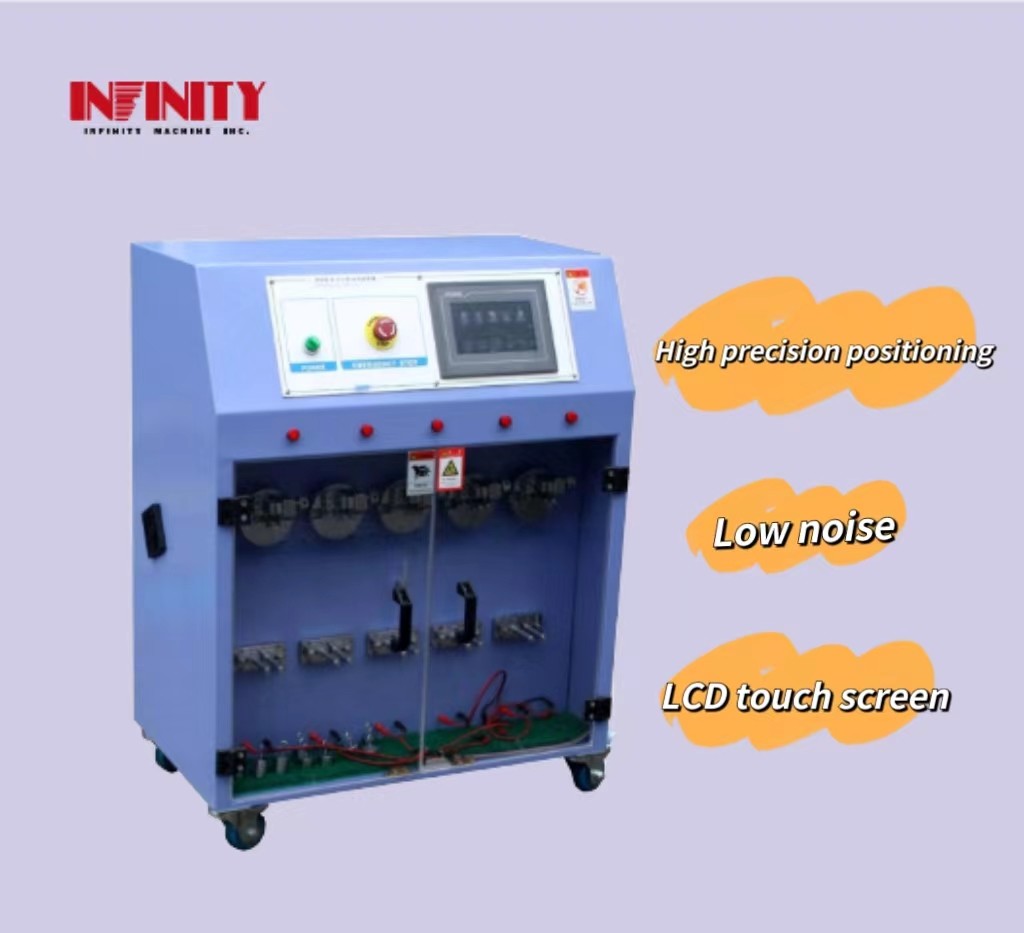 Temps d'accélération et de décélération du moteur 45 ms Cinq stations Machine d'essai de traction de fil W780xD460xH940mm