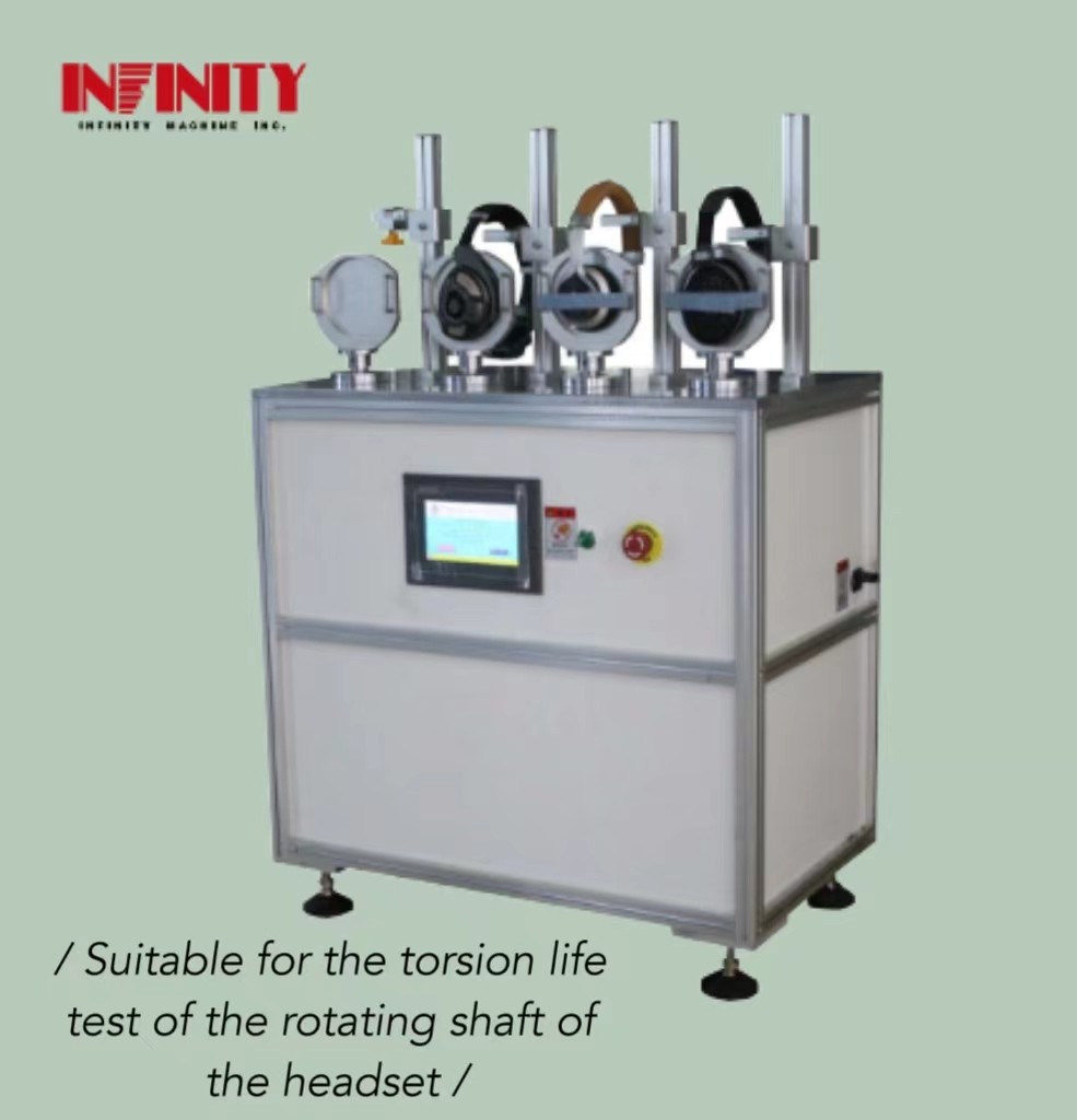 Machine de test de la durée de vie de la torsion des écouteurs à bas bruit à grande vitesse pour écouteurs