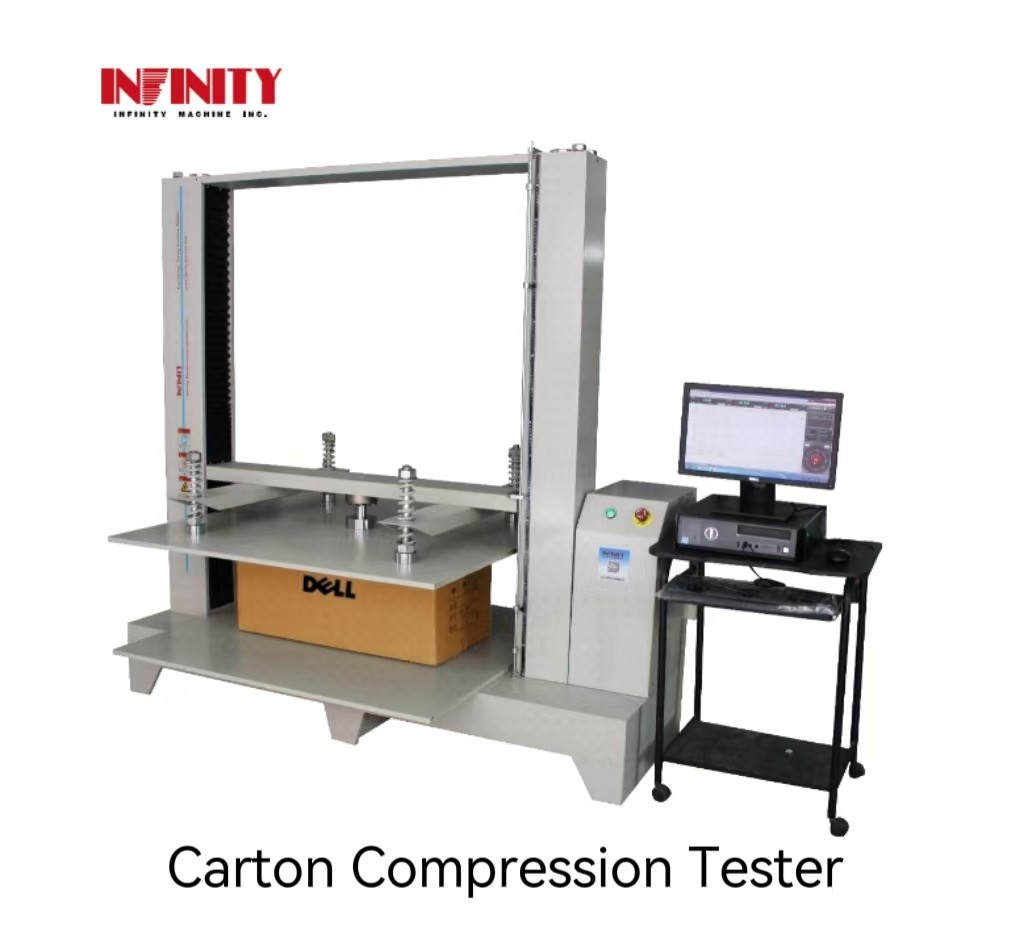 Testeur de compression en carton pour l'essai d'empilement d'une boîte en papier ondulé et d'une boîte en nid de miel