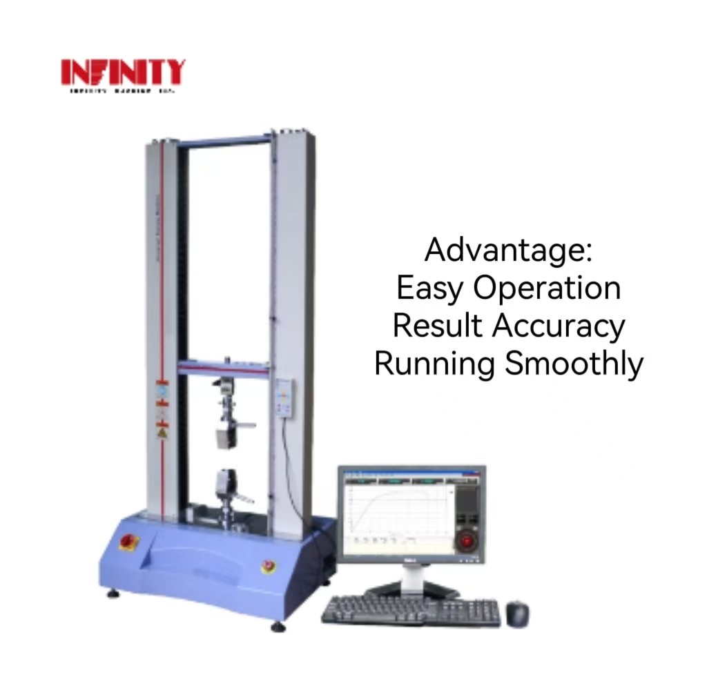 Machine d'essai universelle à traction et à compression à haute application à contrôle servo 10KN