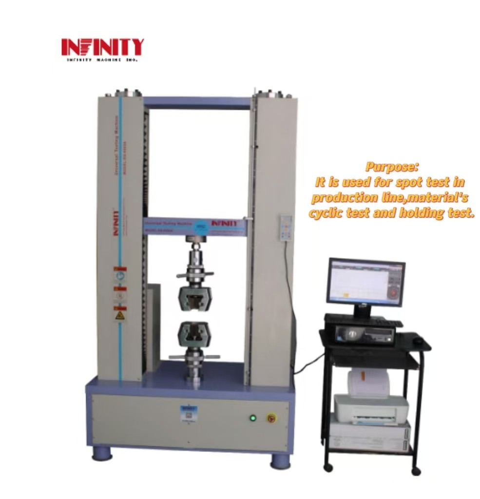 IF2A1-300KN Test de compression par traction Servo contrôlée machine d'essai universelle