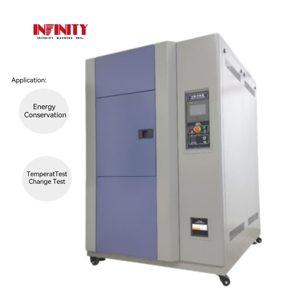 Appareil programmable chambre d'essai de choc thermique Fluctuation de température ±1°C