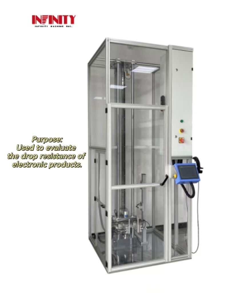 Machine d'essai de chute directionnelle pour appareils mobiles, test de chute libre, IEC 60068-2-31 IEC 60068-2-32