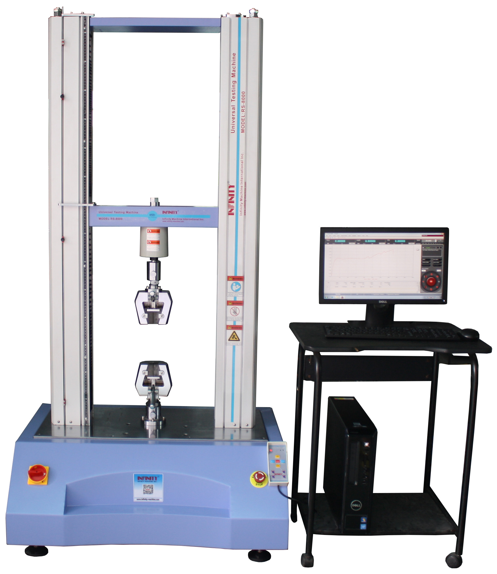machine d'essai universelle électronique de la servocommande 10KN pour l'essai fil d'acier en métal de laboratoire/