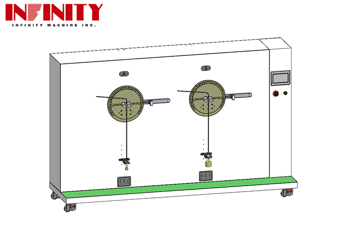 Flex-Cycle Testing Machine for SFF-8417 and ISO 19642-2:2023 Multi-Conductor Cable Bending Fatigue Test