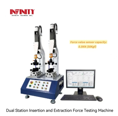 Machine de test de force d'extraction par insertion à deux stations pour l'interface USB du téléphone